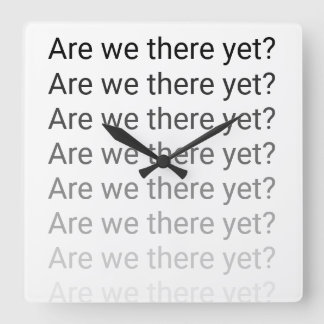 Zijn we er nog? Klok