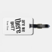 Zijn we er nog maar grappig reizen? bagagelabel (Achterkant horizontaal)