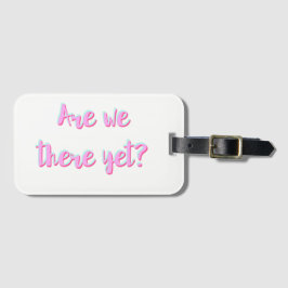 Zijn we er nog steeds Label voor bagagereizen? Bagagelabel