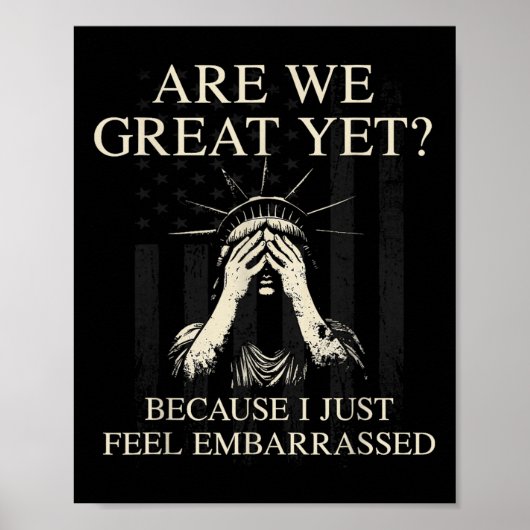 Zijn we geweldig, maar omdat ik me gewoon schaam?  poster (Voorkant)