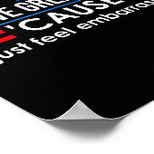 Zijn we geweldig, maar Shirt Mannen ik voel me gew Poster (Hoek)