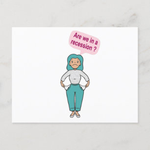 Zijn we in een recessie? briefkaart