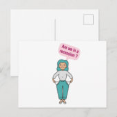Zijn we in een recessie? briefkaart (Voorkant / Achterkant)