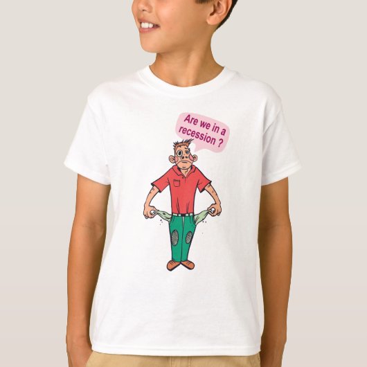 Zijn we in een recessie? t-shirt (Voorkant)