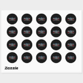Zijn we nu al geweldig T-shirt mannen ik voel me g Ronde Sticker (Vel)