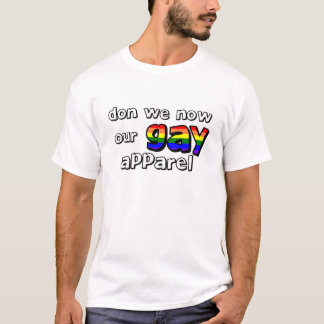 Zijn we nu homo-apparel? t-shirt