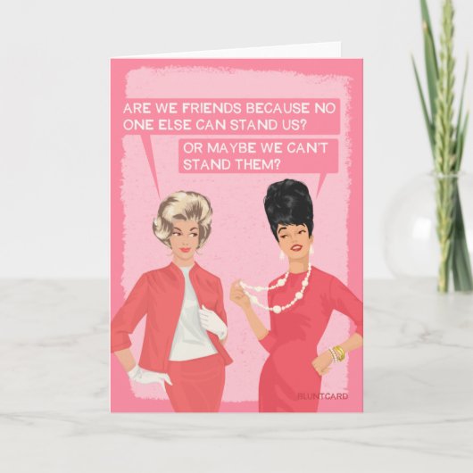 Zijn we vrienden. kaart (Voorkant)