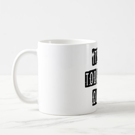 Zijn weg naar mensen buiten Mok Gift (Links)