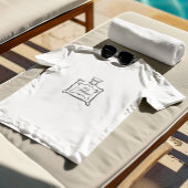 Zijn whisky, paar, echtgenoot, leuk, eenvoudig sti t-shirt