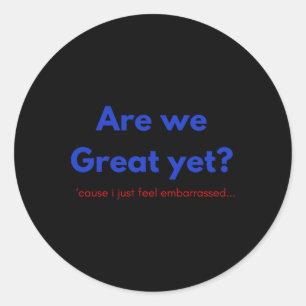 Zijn wij groot en toch Sticker