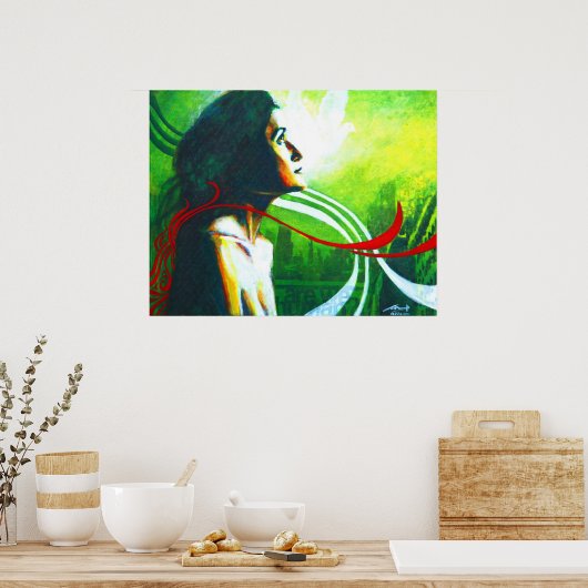 zijn wij mensen poster (Keuken)