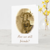 zijn wij nog vrienden? kaart (Gele Bloem)