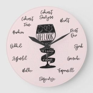 Zijn Wijn O'Clock Grote Klok