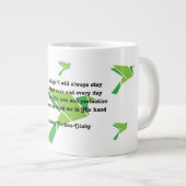 Zijn Wings Jumbo Mok (Voorkant rechts)