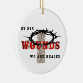 Zijn wonden keramisch ornament (Rechts)