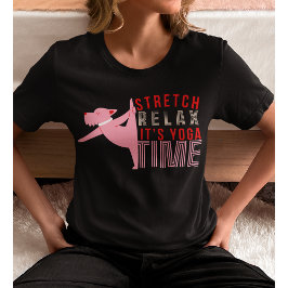 Zijn Yoga Tijd Yoga Instructeur Favoriete T-shirt