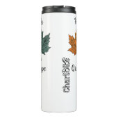 Zijn zegeningen Herfsten op ons Thermosbeker (Achterkant)