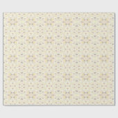 Zijn zo ivoor geometrisch Abstract patroon Cadeaupapier (Vlak)