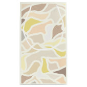 Zijn zo ivoor geometrisch Abstract patroon Klein Cadeauzakje (Achterkant)