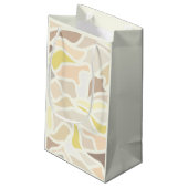 Zijn zo ivoor geometrisch Abstract patroon Klein Cadeauzakje (Achterkant Gekanteld)