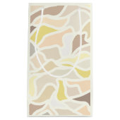 Zijn zo ivoor geometrisch Abstract patroon Klein Cadeauzakje (Voorkant)