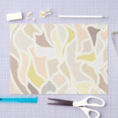 Zijn zo ivoor geometrisch Abstract patroon Tissuepapier (Craft)