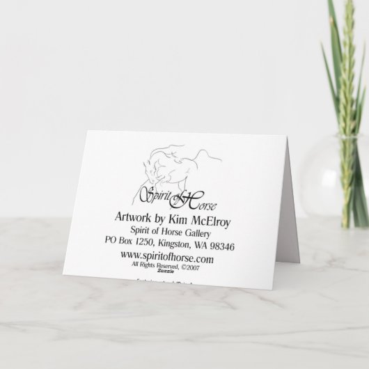 Zijnd door Kim McElroy Kaart (Achterkant)