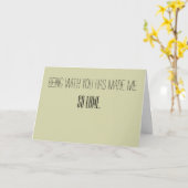 Zijnd met u Wenskaart Kaart (Gele Bloem)