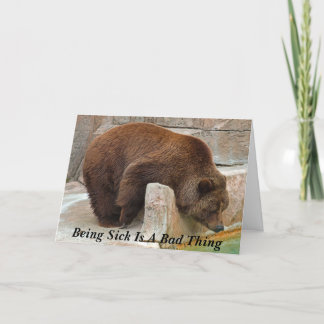 Zijnd Ziek is een Slecht Ding Kaart