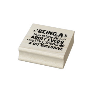 Zijnde een Functionele Volwassene Stempel
