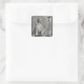 Zijne Eminentie Sint Charles Borromeo Vierkante Sticker (Tas)