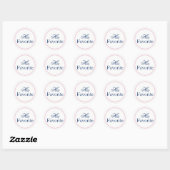 "Zijne favoriete" Sticker voor weddenschappen: Blu (Vel)