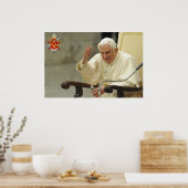 Zijne Heiligheid Paus Benedictus XVI Poster (Keuken)