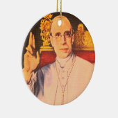 Zijne Heiligheid Paus Pius XII - Katholieke Kerk Keramisch Ornament (Rechts)