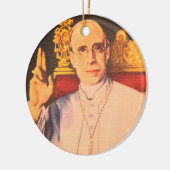 Zijne Heiligheid Paus Pius XII - Katholieke Kerk Keramisch Ornament (Links)