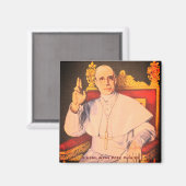 Zijne Heiligheid Paus Pius XII - Katholieke Kerk Magneet (Voorkant / Achterkant)
