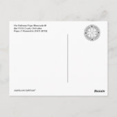 Zijne Heiligheid Paus Shenouda III Briefkaart (Achterkant)