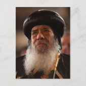 Zijne Heiligheid Paus Shenouda III Briefkaart (Voorkant)