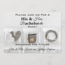 Zijne & Hers Bachelor/Bachelorette Party Kaart