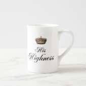 Zijne Hoogheid (deel van zijn en zijn set) Porselein Kop (Rechts)