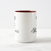 Zijne Hoogheid (deel van zijn en zijn set) Tweekleurige Koffiemok (Center)