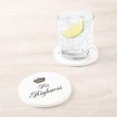 Zijne Hoogheid (deel van zijn en zijn set) Zandsteen Onderzetter (Zijkant)