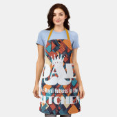 Zijne Koninklijke Hoogheid: De Geometrische Pap Schort (Gedragen)