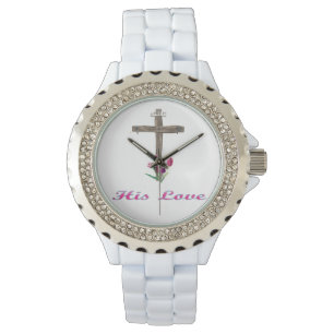 Zijne Liefde Christelijk kruis Wrist Watch Horloge