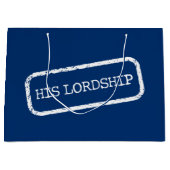 "Zijne Lordship" Groot Cadeauzakje (Voorkant)
