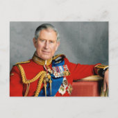 Zijne Majesteit Charles III Briefkaart (Voorkant)