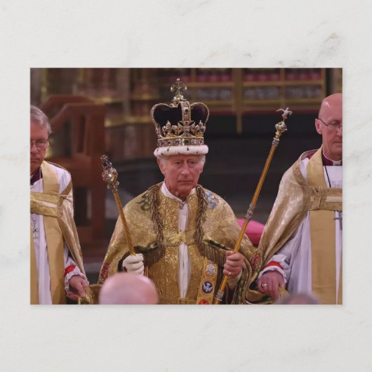 Zijne Majesteit Charles III Briefkaart (Voorkant)
