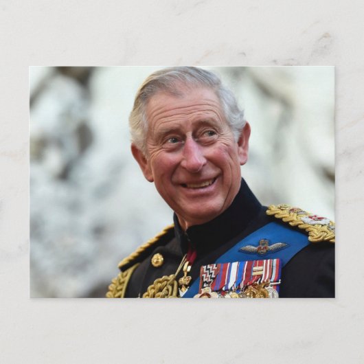 Zijne Majesteit Charles III Briefkaart (Voorkant)