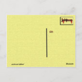 Zijne Majesteit keizer Haile Selassie I Briefkaart (Achterkant)