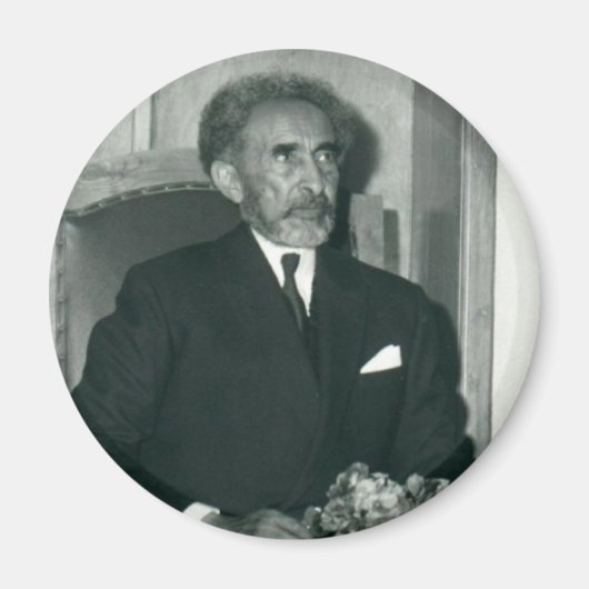 Zijne Majesteit keizer Haile Selassie I Magneet (Voorkant)